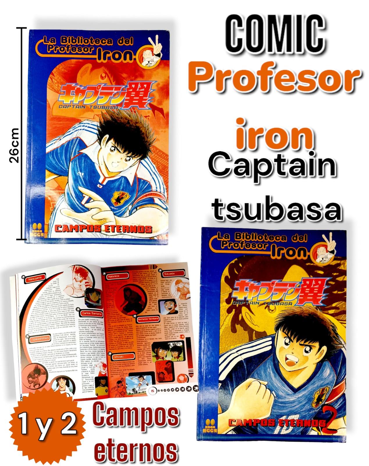 Comic EL PROFESOR IRON 1 Y 2 (CAOTAIN TSUBASA) 26cm